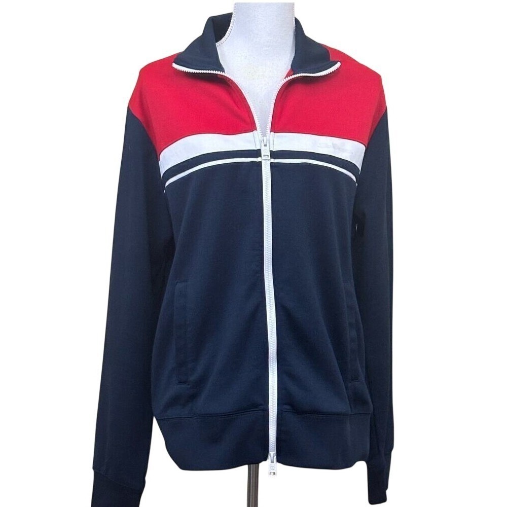 Ben Sherman Colorblock Track Jacket Full Zip Size M Retro Mod Britpop Indie
